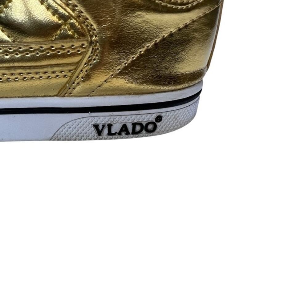 Vlado Atlas High Top Women's Gold Metallic Lace Up Fashion Sneakers Shoes Size 8 - Picture 11 of 15